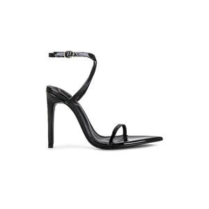 Michael Costello x Revolve 'Sonia' Black Patent Leather Sandal Size 7